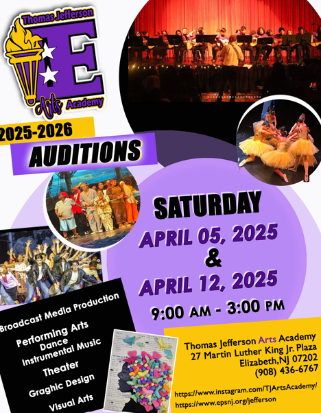 TJAA 2024-2025 Auditions